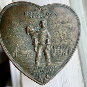 Vintage Brass Trinket Box